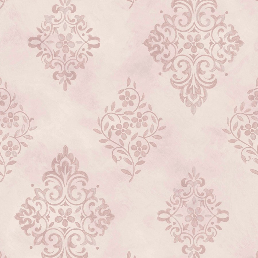 Vliesová tapeta na zeď, růžová, zámecká, ornamenty, 125136, Shabby Chic by Rachel Ashwell - Vliesové tapety