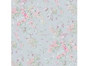 Vliesová tapeta na zeď, modrá, květiny, 125123, Shabby Chic by Rachel Ashwell Tapety Yara - Rachel Ashwell