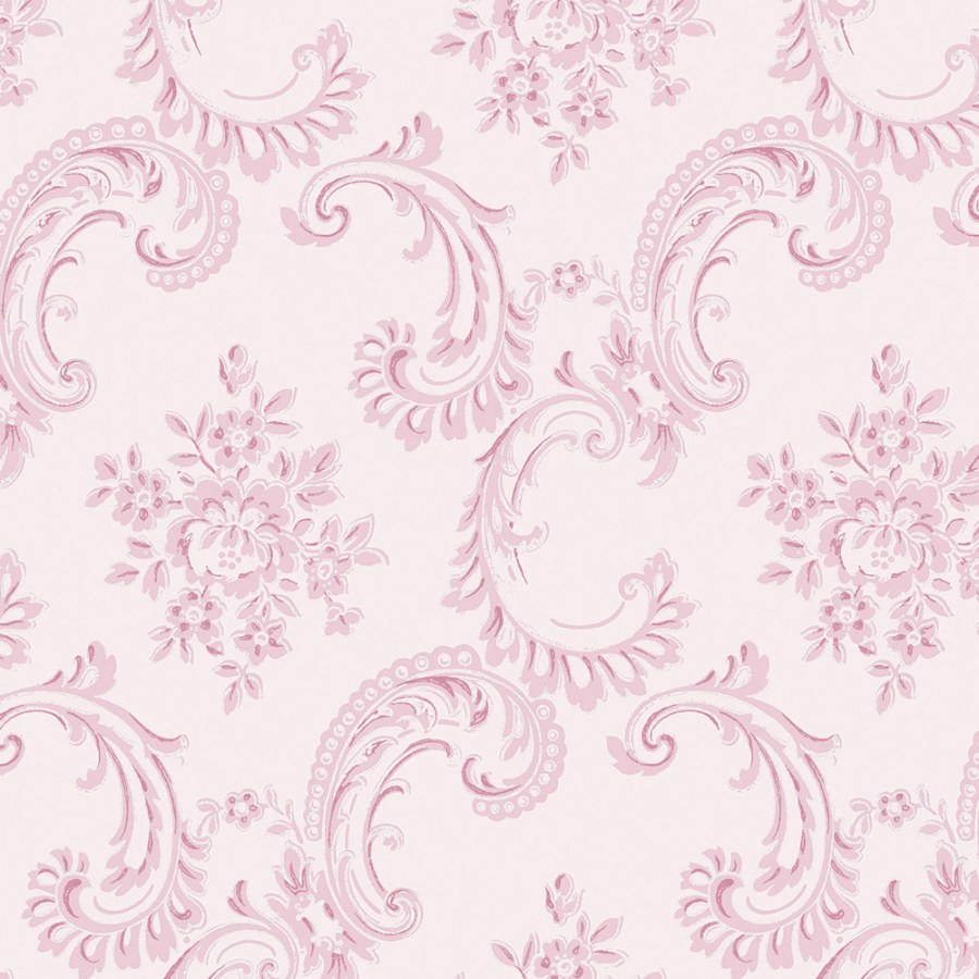 Vliesová tapeta na zeď, růžová, zámecká, ornamenty, 125113, Shabby Chic by Rachel Ashwell - Vliesové tapety
