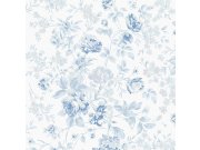 Vliesová tapeta na zeď, modrá, květiny, 125109, Shabby Chic by Rachel Ashwell Tapety Yara - Rachel Ashwell