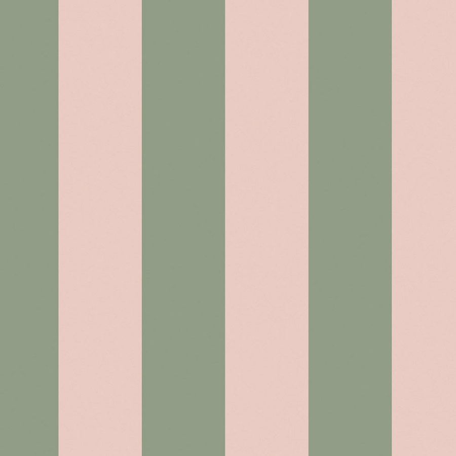 Vliesová tapeta na zeď, růžová, zelená, pruhy, 125518, Cath Kidstone