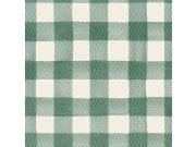 Tapety Yara Tapety dle materiálu Vliesové tapety - Vliesová tapeta na zeď, zelená, kostka, káro, 125516, Cath Kidstone Vliesová tapeta na zeď, zelená, kostka, káro, 125516, Cath Kidstone