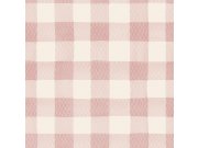 Vliesová tapeta na zeď, růžová, kostka, káro, 125515, Cath Kidstone