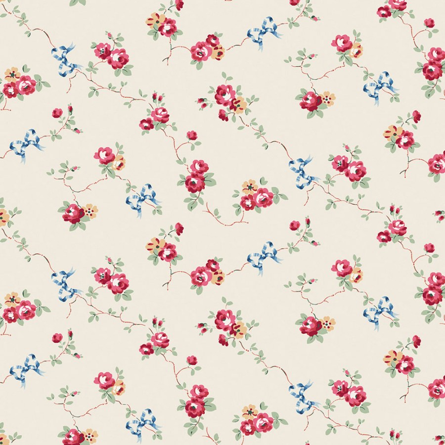 Vliesová tapeta na zeď, krémová, květiny, 125511, Cath Kidstone - Vliesové tapety