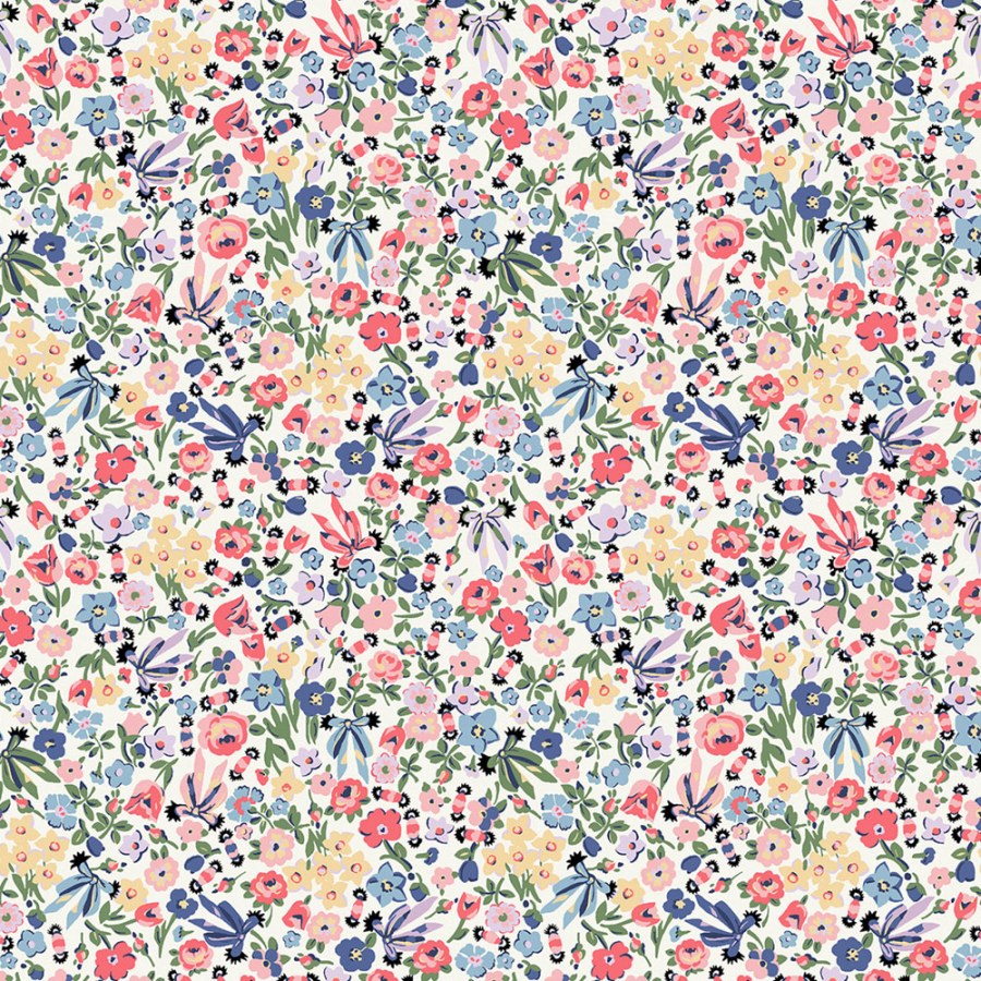 Vliesová tapeta na zeď, bílá, květiny, 125506, Cath Kidstone - Vliesové tapety