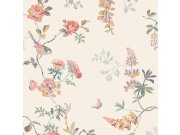 Tapety Yara Tapety dle materiálu Vliesové tapety - Vliesová tapeta na zeď, zelená, růžová, květiny, motýli, 125503, Cath Kidstone Vliesová tapeta na zeď, zelená, růžová, květiny, motýli, 125503, Cath Kidstone