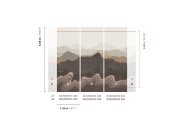 Tapety Yara Tapety dle materiálu Vliesové tapety - Vliesová obrazová tapeta na zeď, hnědo-šedá, horská krajina, DGZON2033-260, Amazone, Masureel Vliesová obrazová tapeta na zeď, hnědo-šedá, horská krajina, DGZON2033-260, Amazone, Masureel