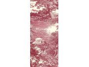 Vliesová obrazová tapeta na zeď, červená, les, stromy, DGSAL1051-300, Amazone, Masureel