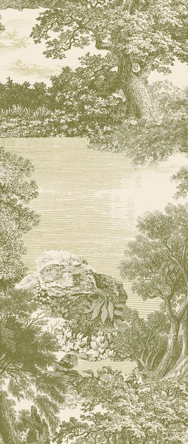 Vliesová obrazová tapeta na zeď, zelená, les, stromy, DGSAL1031-260, Amazone, Masureel - Vliesové tapety