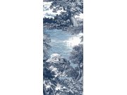 Vliesová obrazová tapeta na zeď, modrá, les, stromy, DGSAL1021-300, Amazone, Masureel