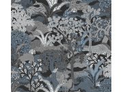 Vliesová tapeta na zeď, šedo-modrá, příroda, ZON501, Amazone, Masureel