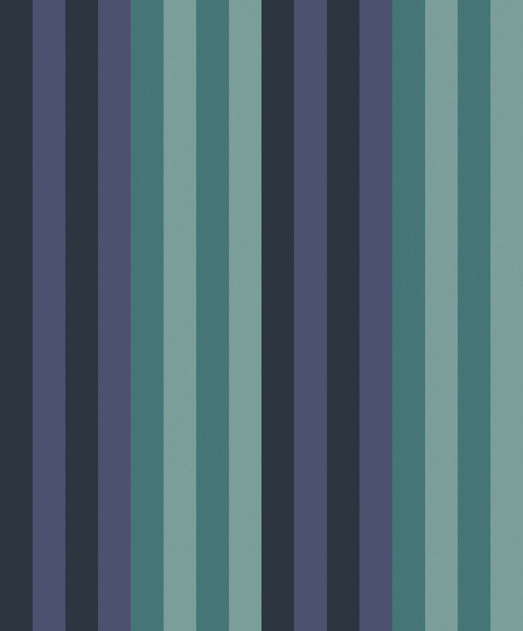 Vliesová tapeta na zeď, zeleno-modrá, geometrická, pruhy, ROM503, Romance, Masureel - Vliesové tapety