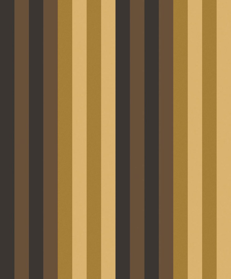 Vliesová tapeta na zeď, hnědo-zlatá, geometrická, pruhy, ROM502, Romance, Masureel - Vliesové tapety