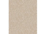 Vliesová tapeta na zeď, béžová, listy, peříčka, ROM201, Romance, Masureel Tapety Yara - Masureel