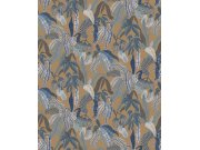 Vliesová tapeta na zeď, hnědá, listy, ROM003, Romance, Masureel Tapety Yara - Masureel