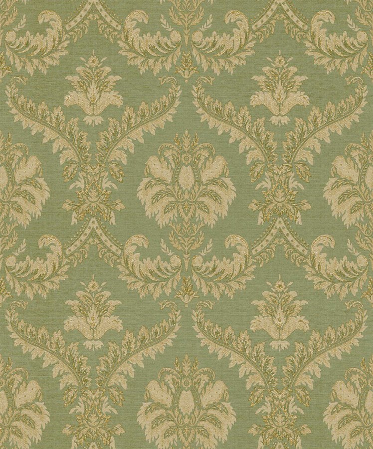Vliesová tapeta na zeď, zeleno-béžová, zámecký vzor, 23607, The Best Classic & Elegant, Cristiana Masi by Parato - Vliesové tapety