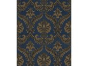 Vliesová tapeta na zeď, modro-hnědá, zámecký vzor, 23609, The Best Classic & Elegant, Cristiana Masi by Parato