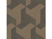 Vliesová tapeta na zeď, geometrická, hnědá, 27509, Sintesi, Cristiana Masi by Parato