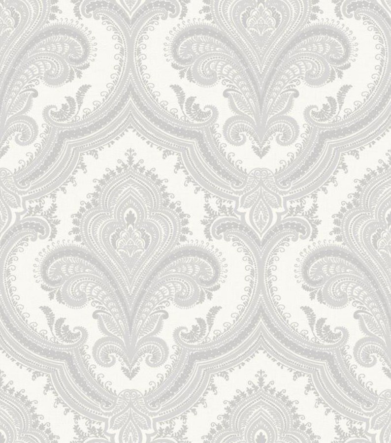 Luxusní vliesová zámecká tapeta na zeď, bílo-šedá, 519921 Best Sellers Id Design - Vliesové tapety