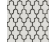Luxusní vliesová tapeta na zeď, bílá, geometrický vzor, WF121024, Best Sellers, ID Design