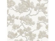 Luxusní vliesová tapeta na zeď, bílá, větvičky, WF121011, Best Sellers, ID Design