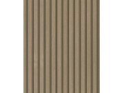 Vliesová tapeta na zeď, zlatá, imitace dřeva, lamely, palubky, 33396, Travertino, Marburg