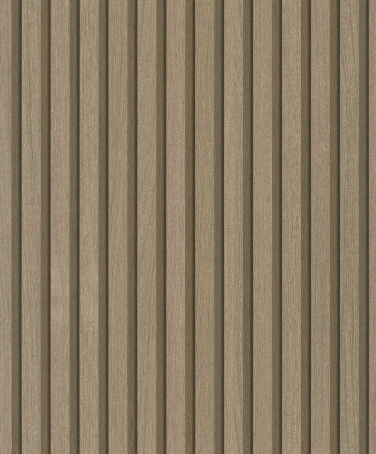 Vliesová tapeta na zeď, zlatá, imitace dřeva, lamely, palubky, 33396, Travertino, Marburg - Vliesové tapety