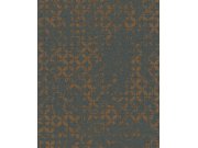 Tapety Yara Tapety dle materiálu Vliesové tapety - Vliesová tapeta na zeď, černo-bronzová, geometrický vintage vzor, 35119, City Romance, Marburg Vliesová tapeta na zeď, černo-bronzová, geometrický vintage vzor, 35119, City Romance, Marburg