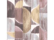 Vliesová tapeta na zeď, grafická, hnědo-vínová, 27528, Sintesi, Cristiana Masi by Parato