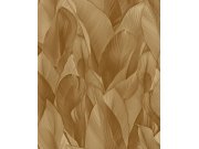 Luxusní vliesová tapeta na zeď, hnědo-béžová, listy, Z57701, Architexture 2, Zambaiti Parati Tapety Yara - Zambaiti Parati