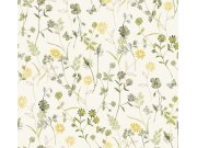 Vliesová tapeta na zeď, zelená, květiny, ZON103, Amazone, Masureel