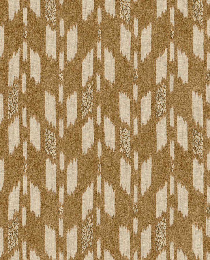 Vliesová tapeta na zeď, hnědo-béžová, imitace látky, 340241, Solange, Eijffinger - Vliesové tapety