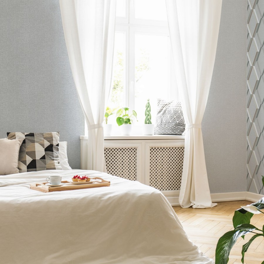 Bílo-zlatá vliesová tapeta na zeď, imitace látky, 108605, Vavex 2026 - Vliesové tapety