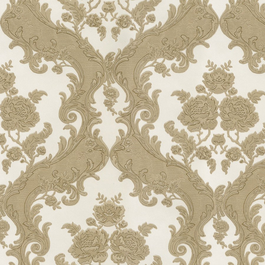 Vliesová tapeta na zeď, krémovo-zlatá, zámecký vzor, 20028, New Tekko, Emiliana Parati - Vliesové tapety