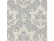 Vliesová tapeta na zeď, šedo-stříbrná, zámecký vzor, 20025, New Tekko, Emiliana Parati