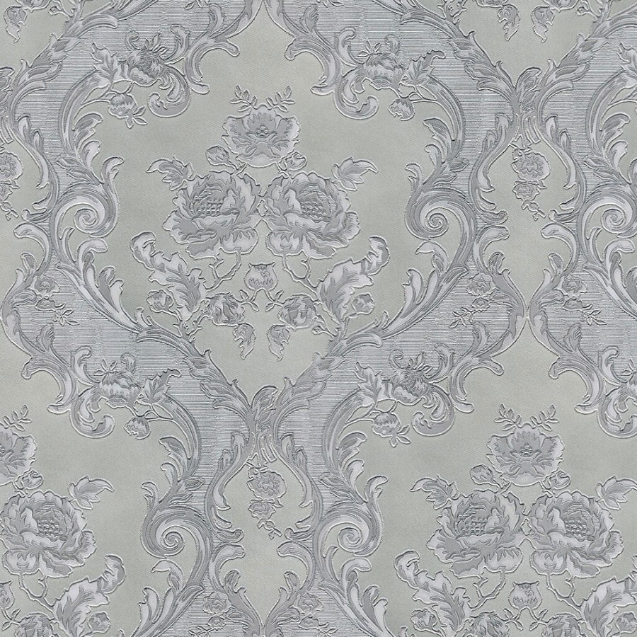 Vliesová tapeta na zeď, šedo-stříbrná, zámecký vzor, 20024, New Tekko, Emiliana Parati - Vliesové tapety