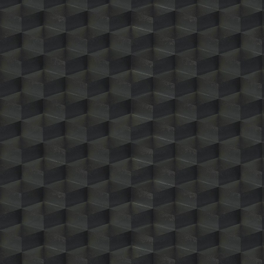 3D geometrická vliesová tapeta na zeď, černá, 20022, New Tekko, Emiliana Parati - Vliesové tapety