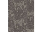 Vliesová tapeta na zeď, hnědá, listy, stromy, 340545, Groovy, Eijffinger