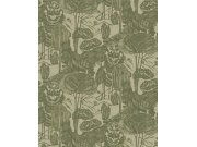 Vliesová tapeta na zeď, zelená, listy, stromy, 340542, Groovy, Eijffinger