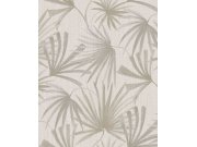 Vliesová tapeta na zeď, šedá, listy, 340510, Groovy, Eijffinger