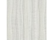 Vliesová tapeta na zeď, šedo-krémová, pruhy, 73840, Tendenze, Emiliana Parati