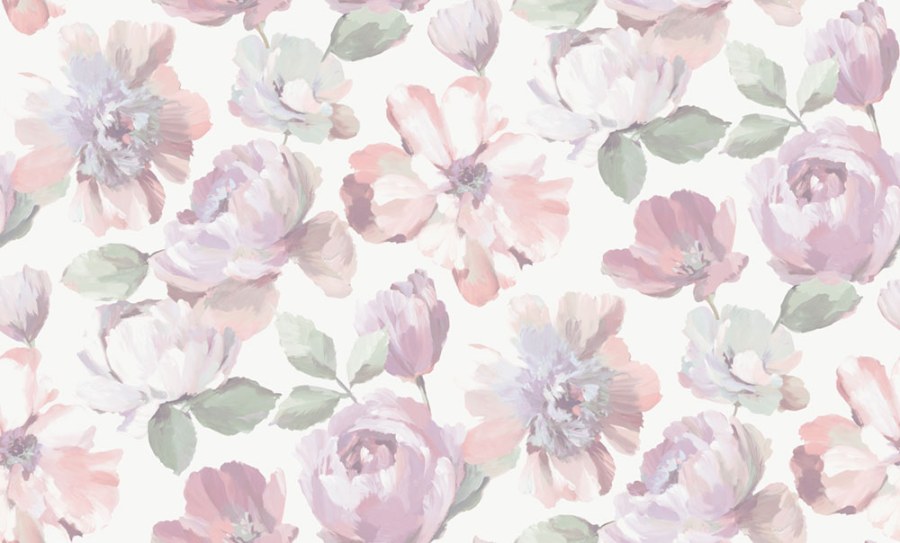 Květinová vliesová tapeta na zeď, růžová, UI3101, Finest Selection, Vavex - Vliesové tapety