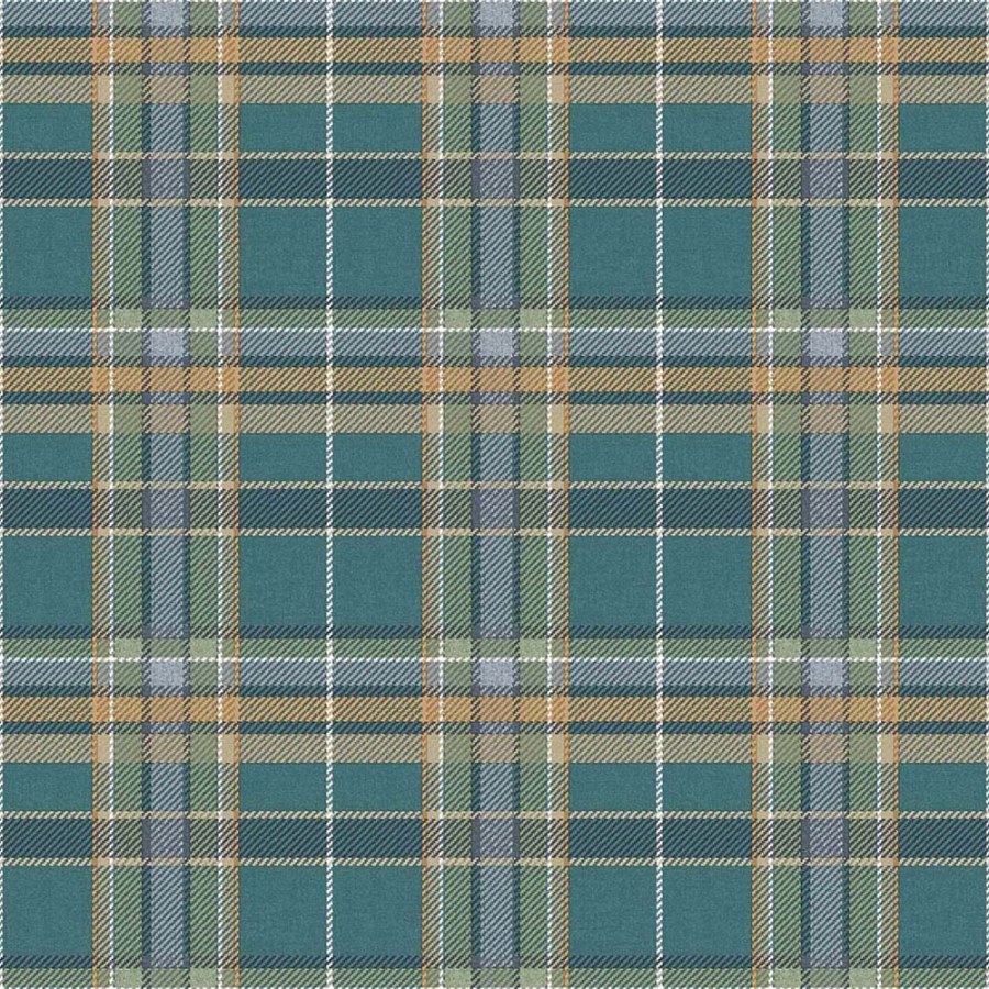 Tapety Yara - Tapety dle materiálu - Vliesové tapety - Vliesová tapeta na zeď, tyrkysová, imitace látky, 15576, Botany House, Cristiana Masi by Parato Vliesová tapeta na zeď, tyrkysová, imitace látky, 15576, Botany House, Cristiana Masi by Parato - Vliesové tapety