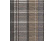 Vliesová tapeta na zeď, černá, imitace látky, 15569, Botany House, Cristiana Masi by Parato