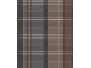 Vliesová tapeta na zeď, hnědá, imitace látky, 15567, Botany House, Cristiana Masi by Parato