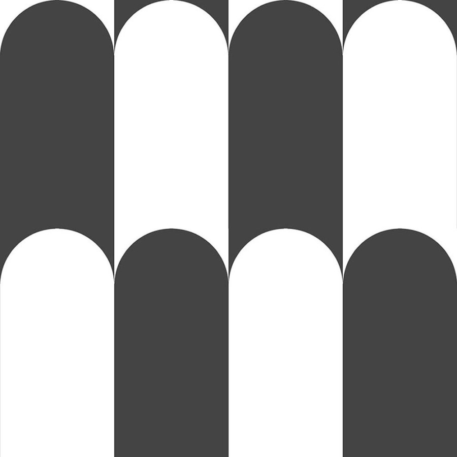 Geometrická vliesová tapeta na zeď, černo-bílá, 15559, Botany House, Cristiana Masi by Parato - Vliesové tapety