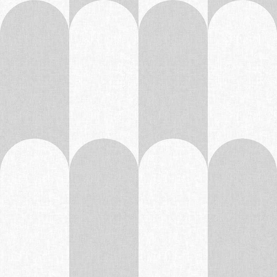 Geometrická vliesová tapeta na zeď, šedo-bílá, 15556, Botany House, Cristiana Masi by Parato - Vliesové tapety