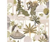 Vliesová tapeta na zeď, šedo-zelená, zahrada, 15537, Botany House, Cristiana Masi by Parato