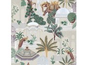 Vliesová tapeta na zeď, šedo-béžová, zahrada, 15536, Botany House, Cristiana Masi by Parato