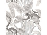 Tapety Yara Tapety dle materiálu Vliesové tapety - Vliesová tapeta na zeď, bílá, listy, zvířata, 15531, Botany House, Cristiana Masi by Parato Vliesová tapeta na zeď, bílá, listy, zvířata, 15531, Botany House, Cristiana Masi by Parato